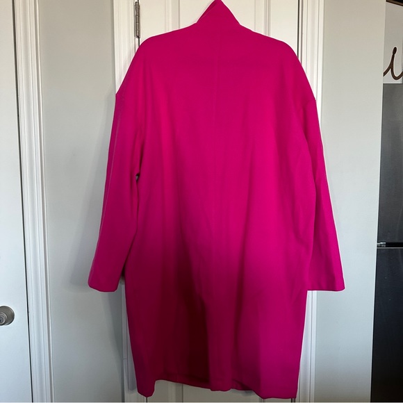 SHEIN Double Breasted Lapel Collar Overcoat - Picture 4 of 12